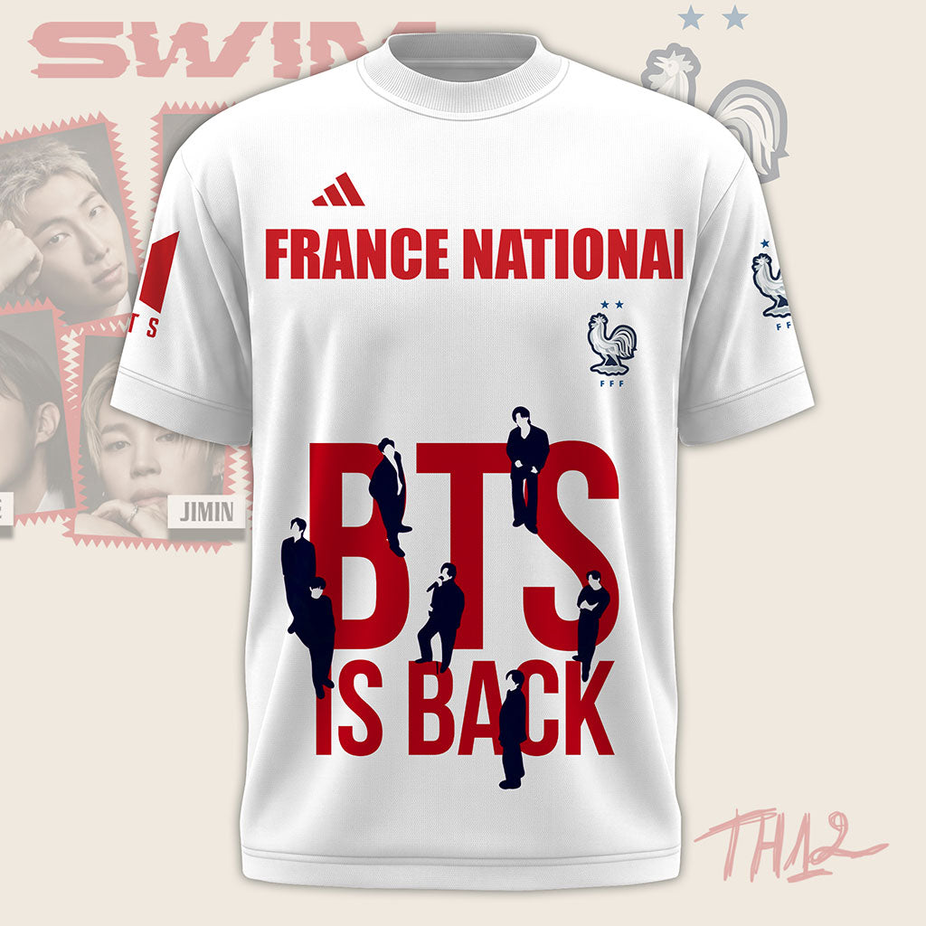 BTS Is Back France National World Cup 2026 T-Shirt - LeagueLockerGear