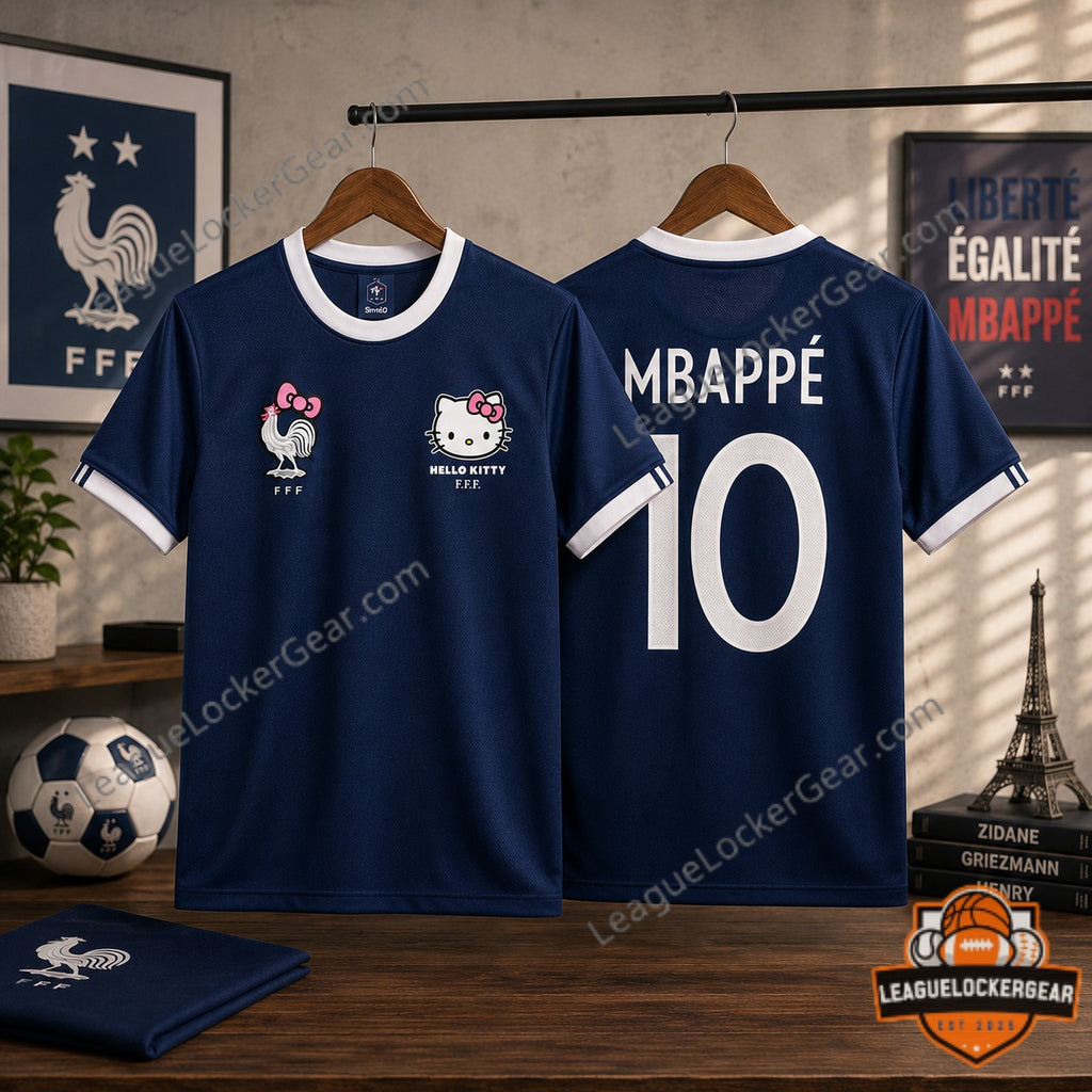 France Kylian Mbappé x Hello Kitty Soccer Jersey - LeagueLockerGear