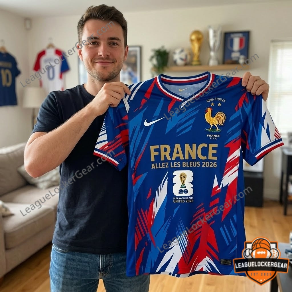 French x Allez Les Bleus 2026 FIFA World Cup United 2026 Football Jersey - LeagueLockerGear