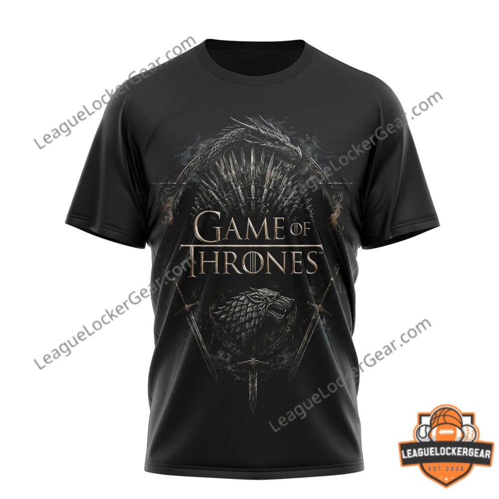 Game of Thrones Winter Is Coming 2026 3D T-Shirt - LeagueLockerGear