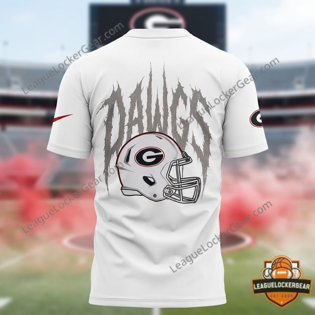 Georgia Bulldogs Saturday Has A Dress Code Whiteout Dawgs T-Shirt