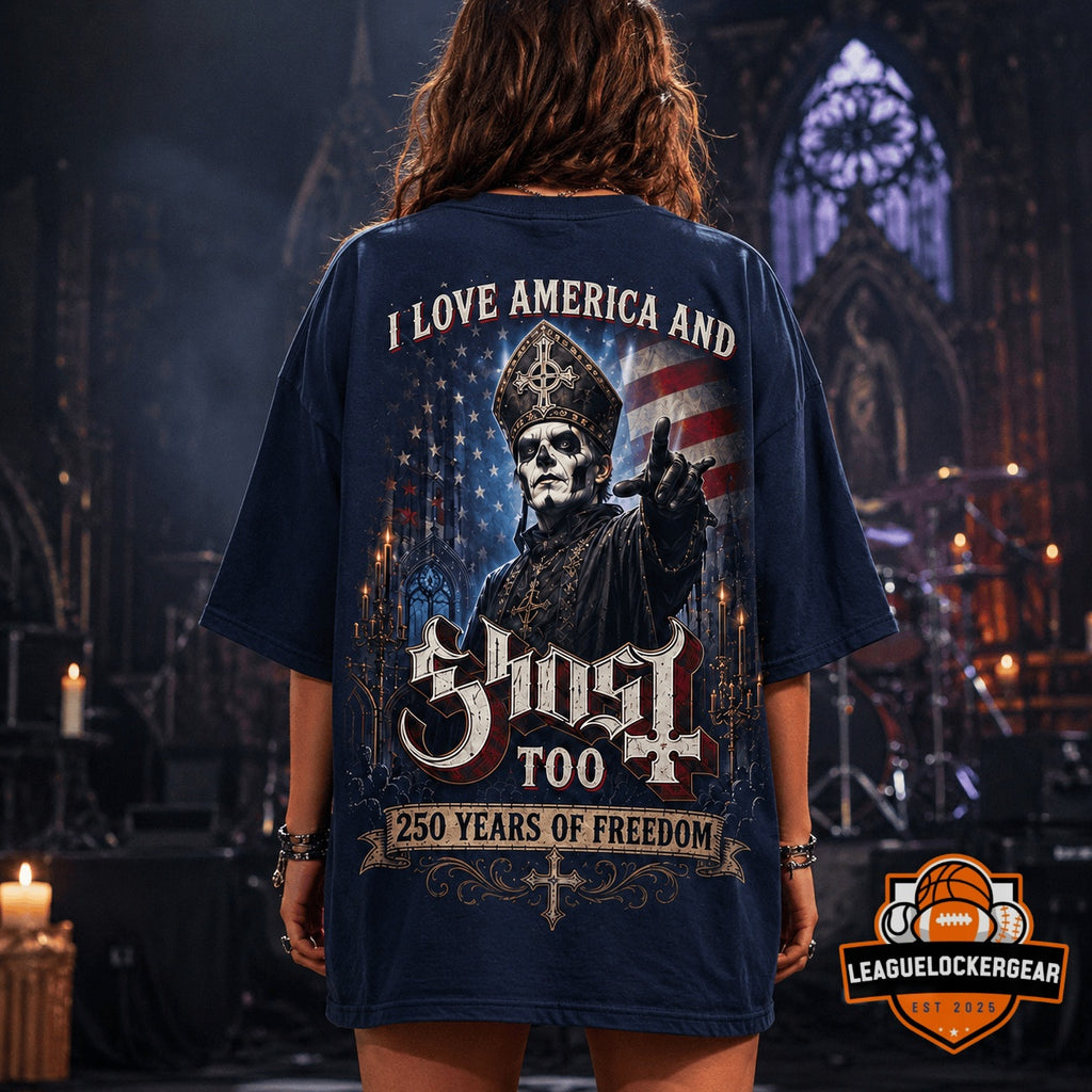 Ghost America 250 Years of Freedom T-Shirt - LeagueLockerGear