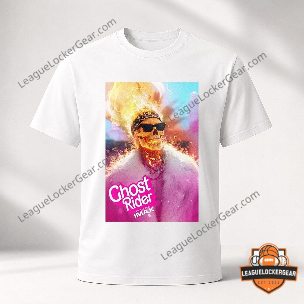 Ryan Gosling Barbie Ghost Rider T-Shirt - LeagueLockerGear