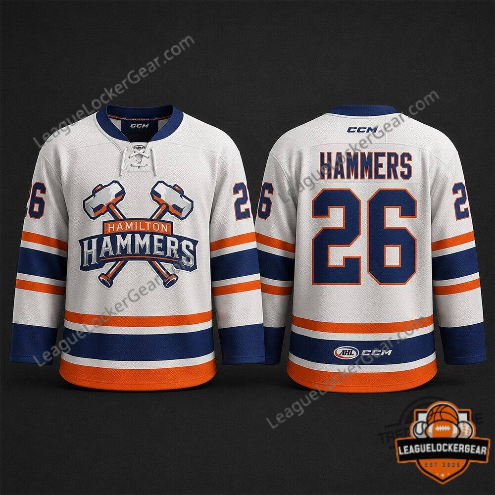 Hamilton Hammers 2026-2027 Hockey Jersey - LeagueLockerGear