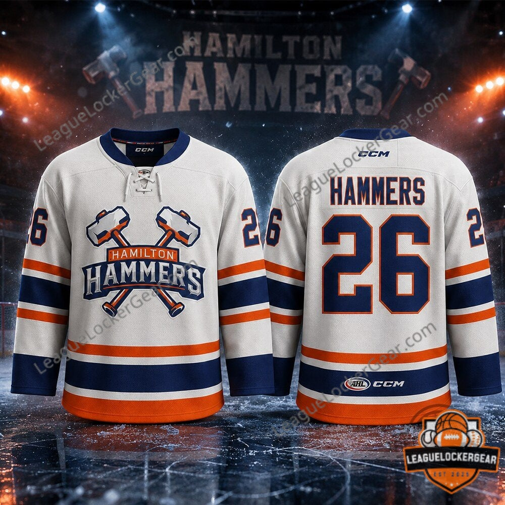 Hamilton Hammers 2026-2027 Hockey Jersey - LeagueLockerGear
