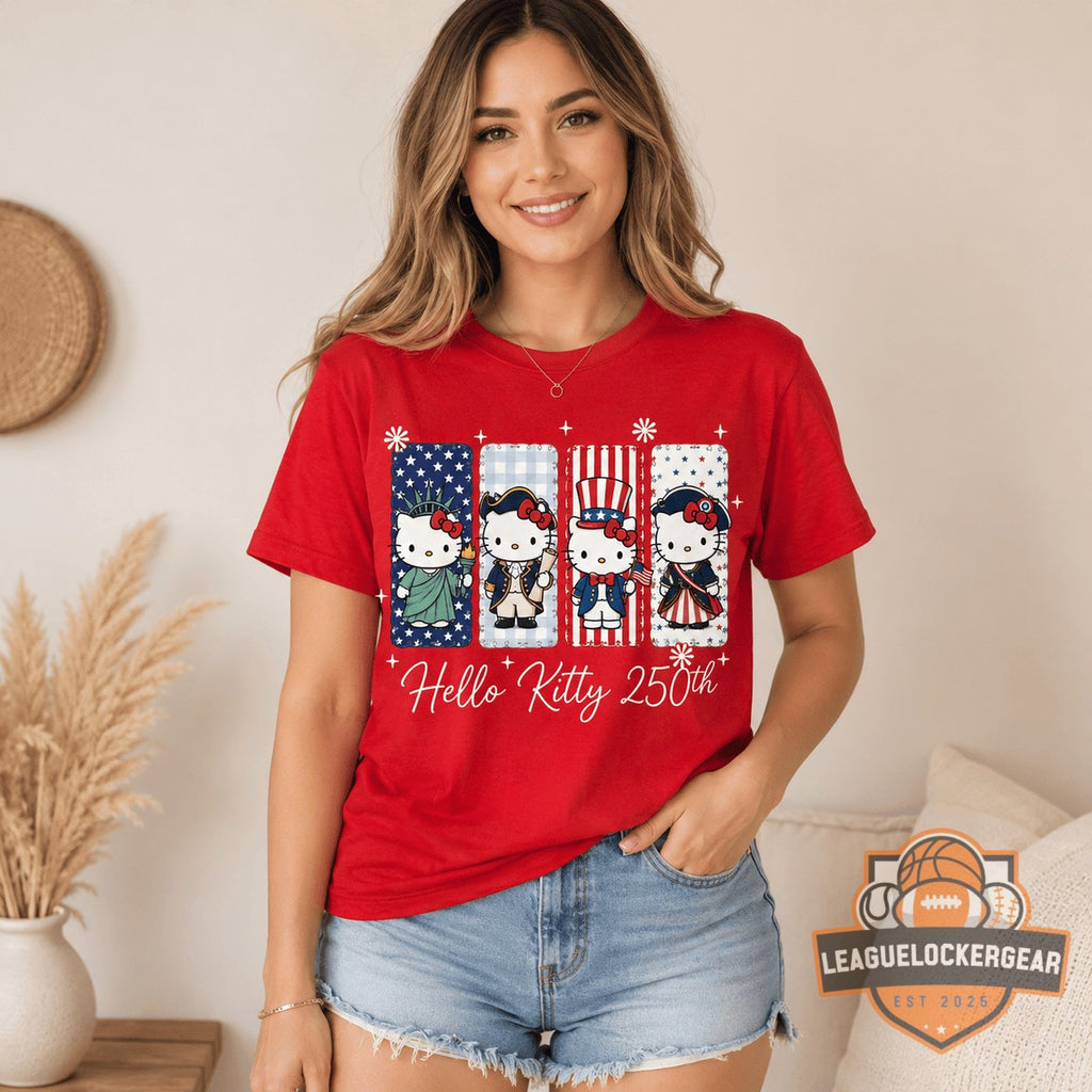 Hello Kitty 250th Anniversary United States of America T-Shirt - LeagueLockerGear