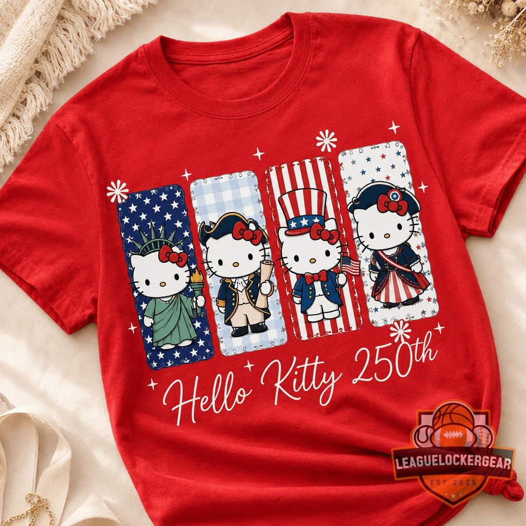 Hello Kitty 250th Anniversary United States of America T-Shirt - LeagueLockerGear
