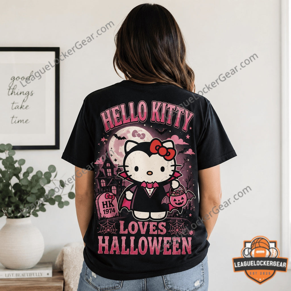 Hello Kitty Halloween Boo-tiful Vampire T-Shirt - LeagueLockerGear