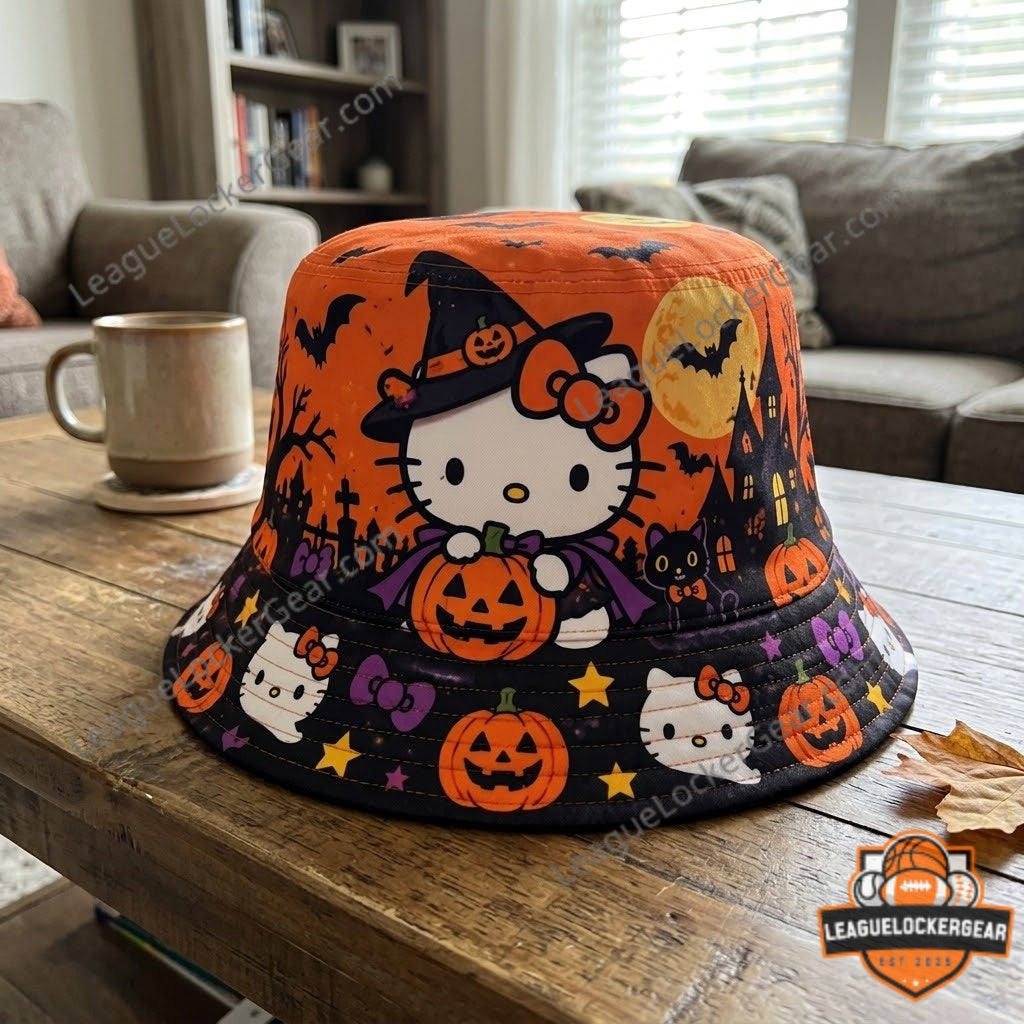 Hello Kitty Halloween Witch Bucket Hat 2026