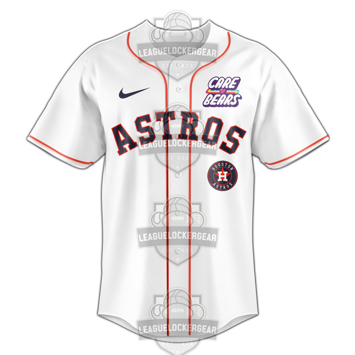 Houston Astros Care Bears Night Baseball Jersey - LeagueLockerGear
