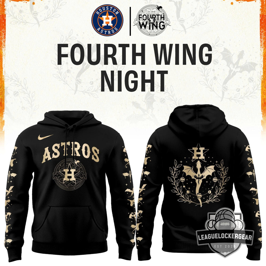 Houston Astros Fourth Wing Night Hoodie - LeagueLockerGear