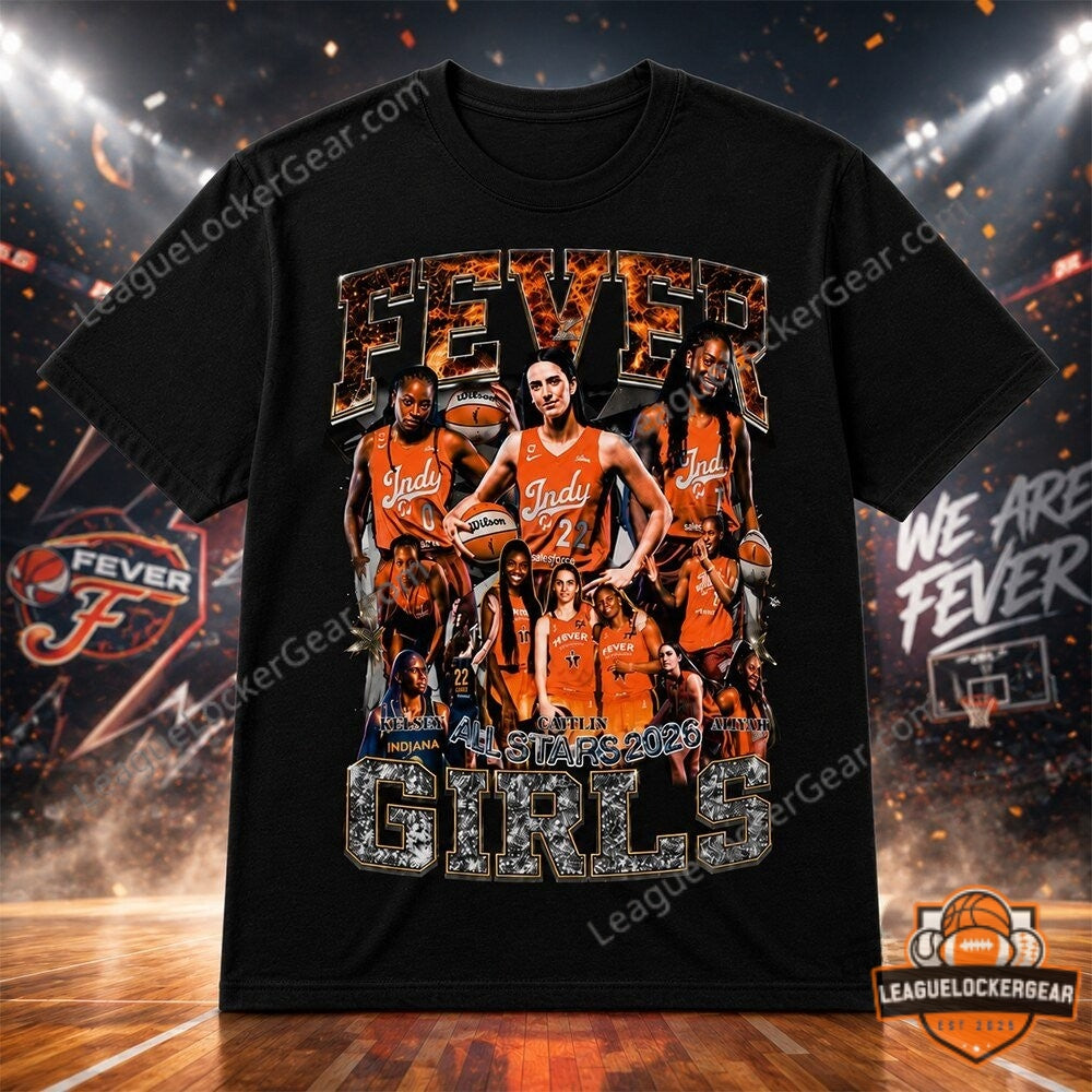 Indiana Fever All Stars 2026 Girls Caitlin Kelsey T-Shirt - LeagueLockerGear