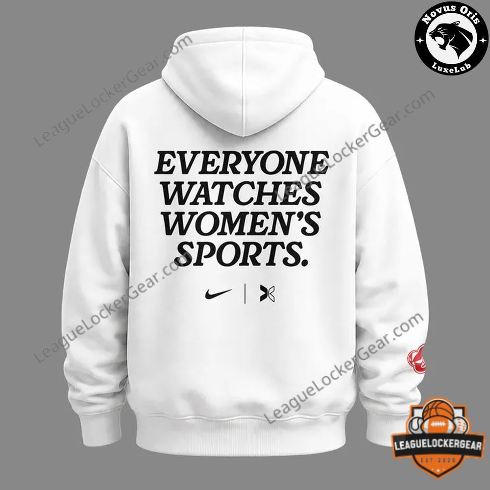 Indiana Fever Everyone Watches Women's Sports Hoodie - LeagueLockerGear