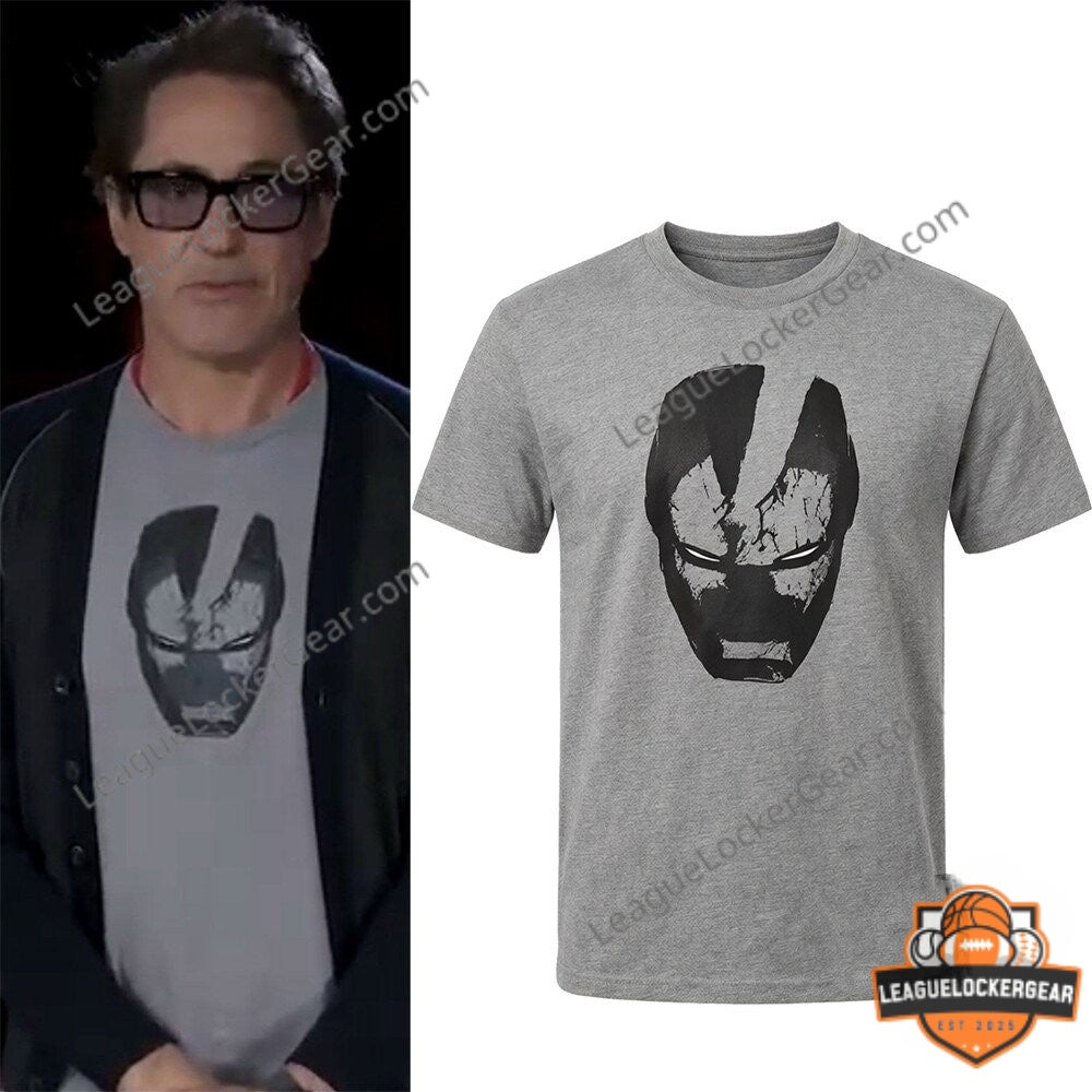 Robert Downey Jr Tony Iron Man T-Shirt - LeagueLockerGear
