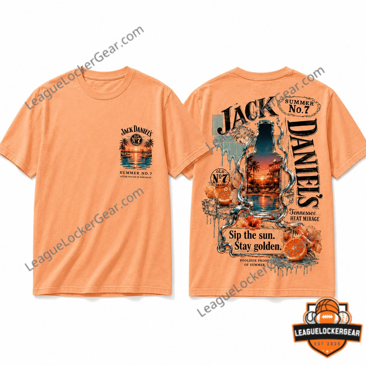 Jack Daniel's Summer No. 7 3D T-Shirt - LeagueLockerGear