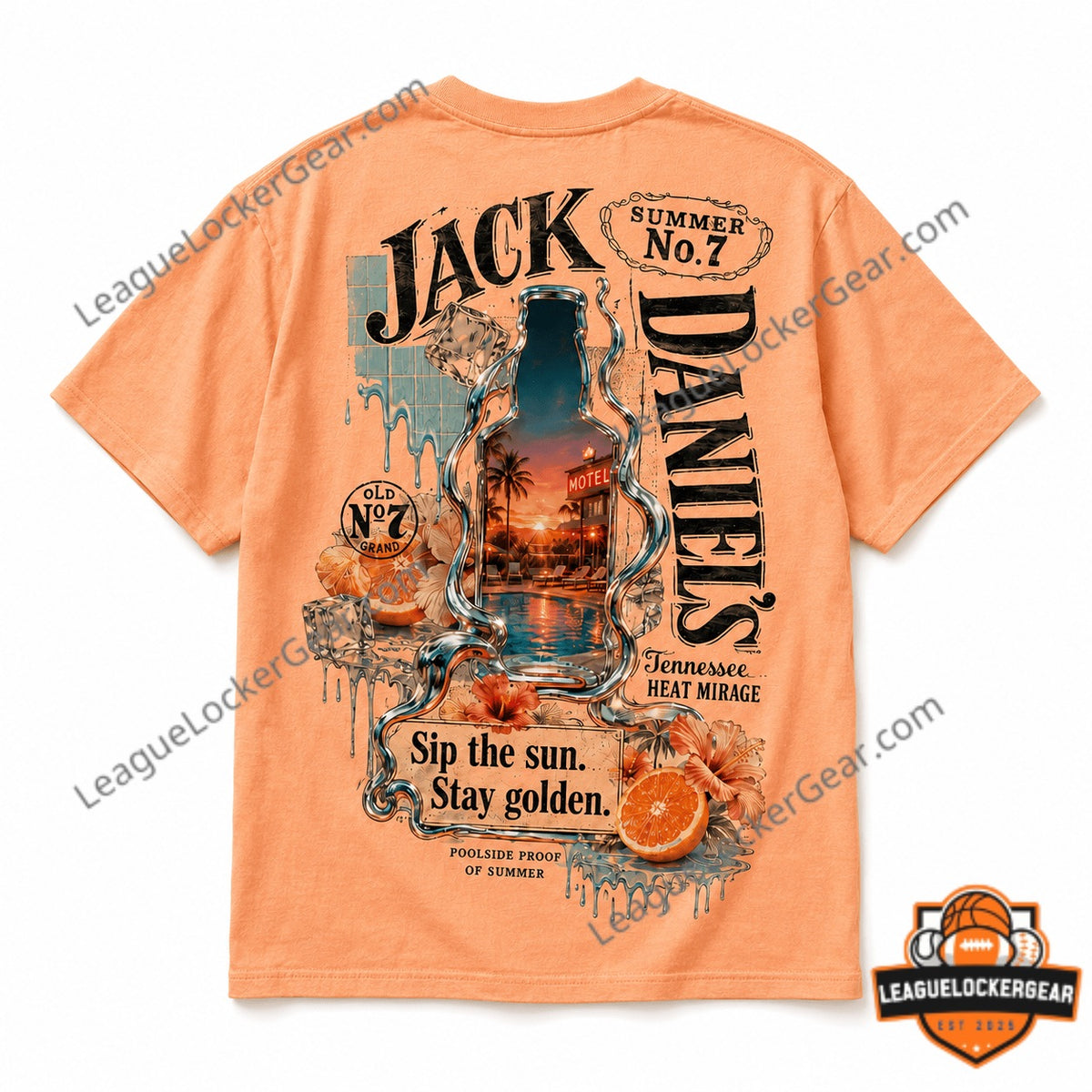 Jack Daniel's Summer No. 7 3D T-Shirt - LeagueLockerGear