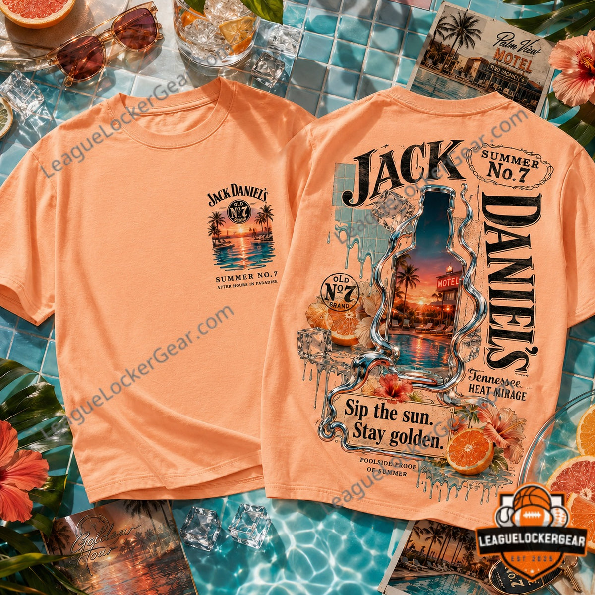 Jack Daniel's Summer No. 7 3D T-Shirt - LeagueLockerGear