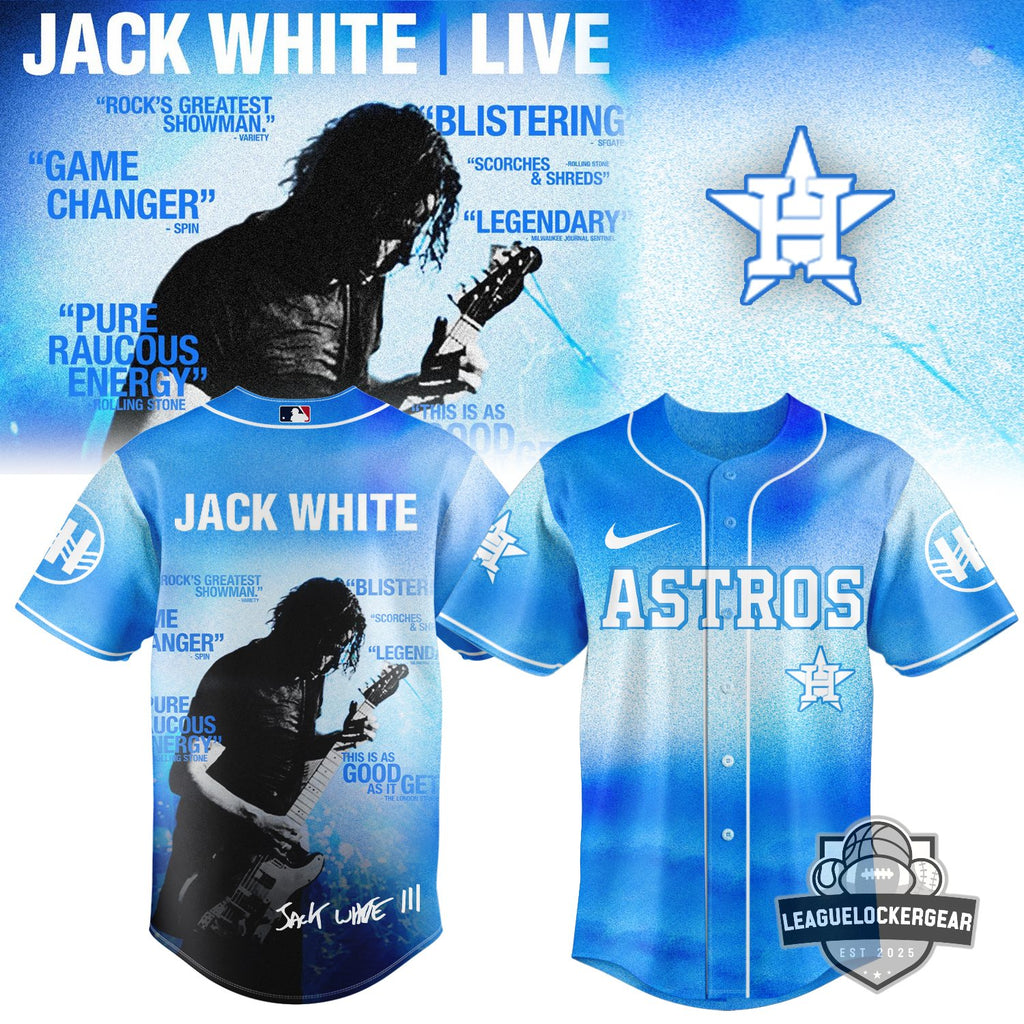 Jack White Live MLB All Team Baseball Jersey - LeagueLockerGear