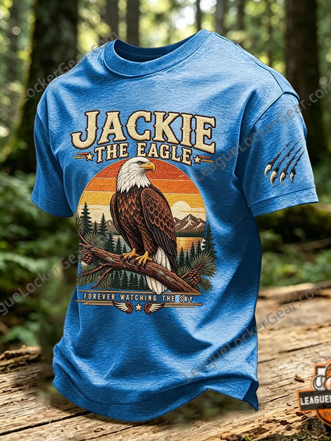 Jackie the Eagle Fly Free T-shirt - League Locker Gear