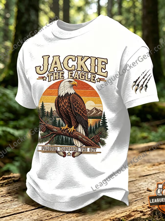 Jackie the Eagle Fly Free T-shirt - League Locker Gear