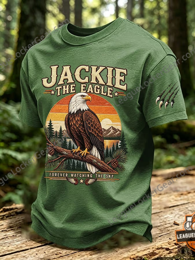 Jackie the Eagle Fly Free T-shirt - League Locker Gear