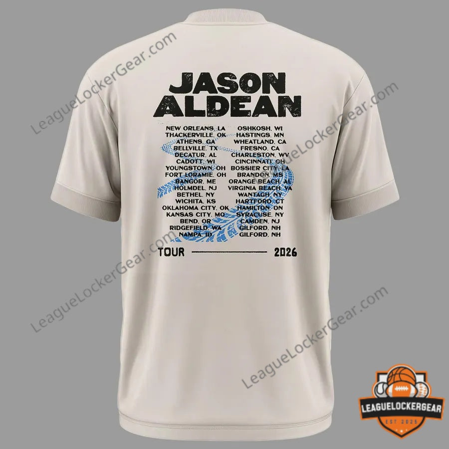 Jason Aldean Songs About Us Tour 2026 T-Shirt | League Locker Gear