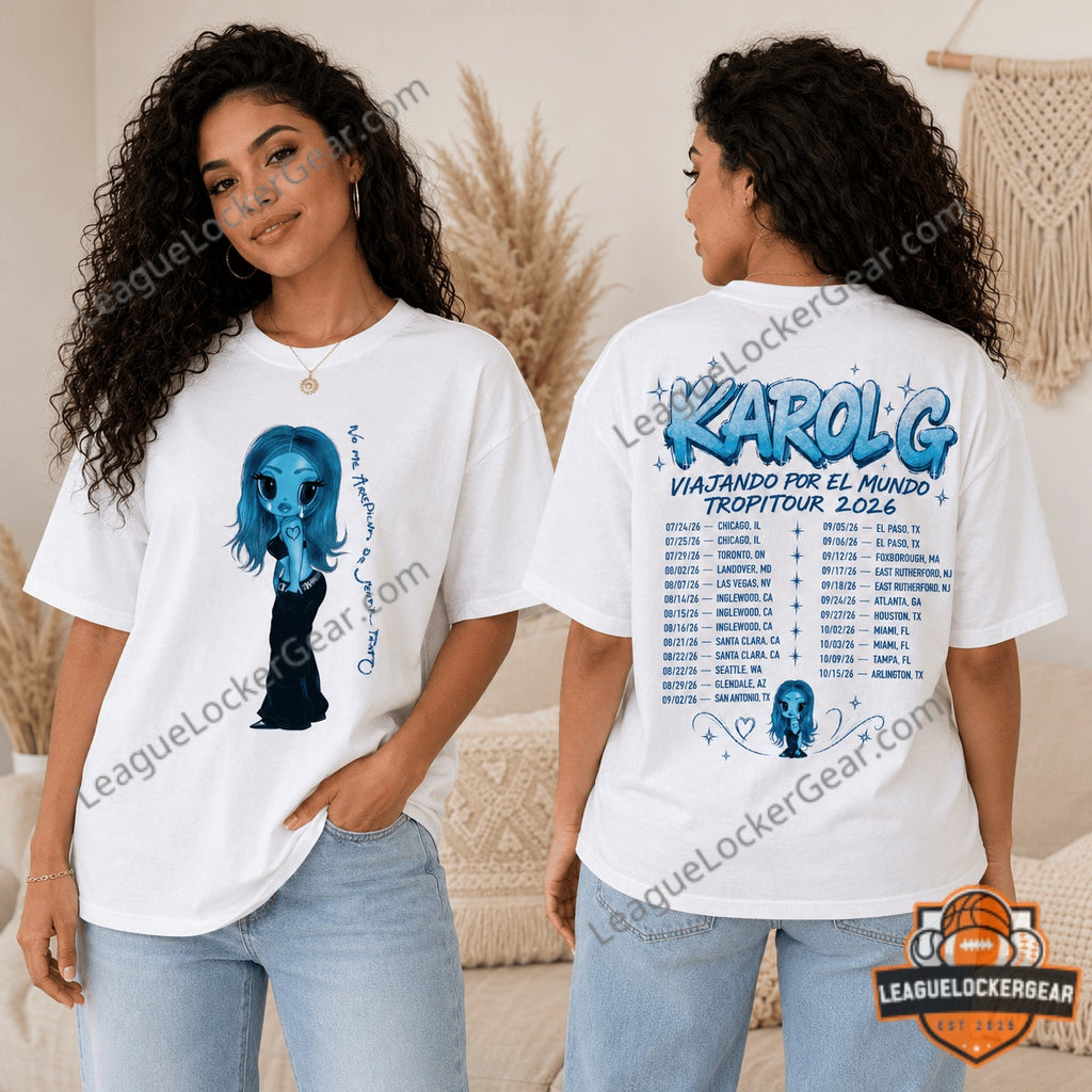 Karol G Tropitour World Tour 2026 3D T-Shirt | League