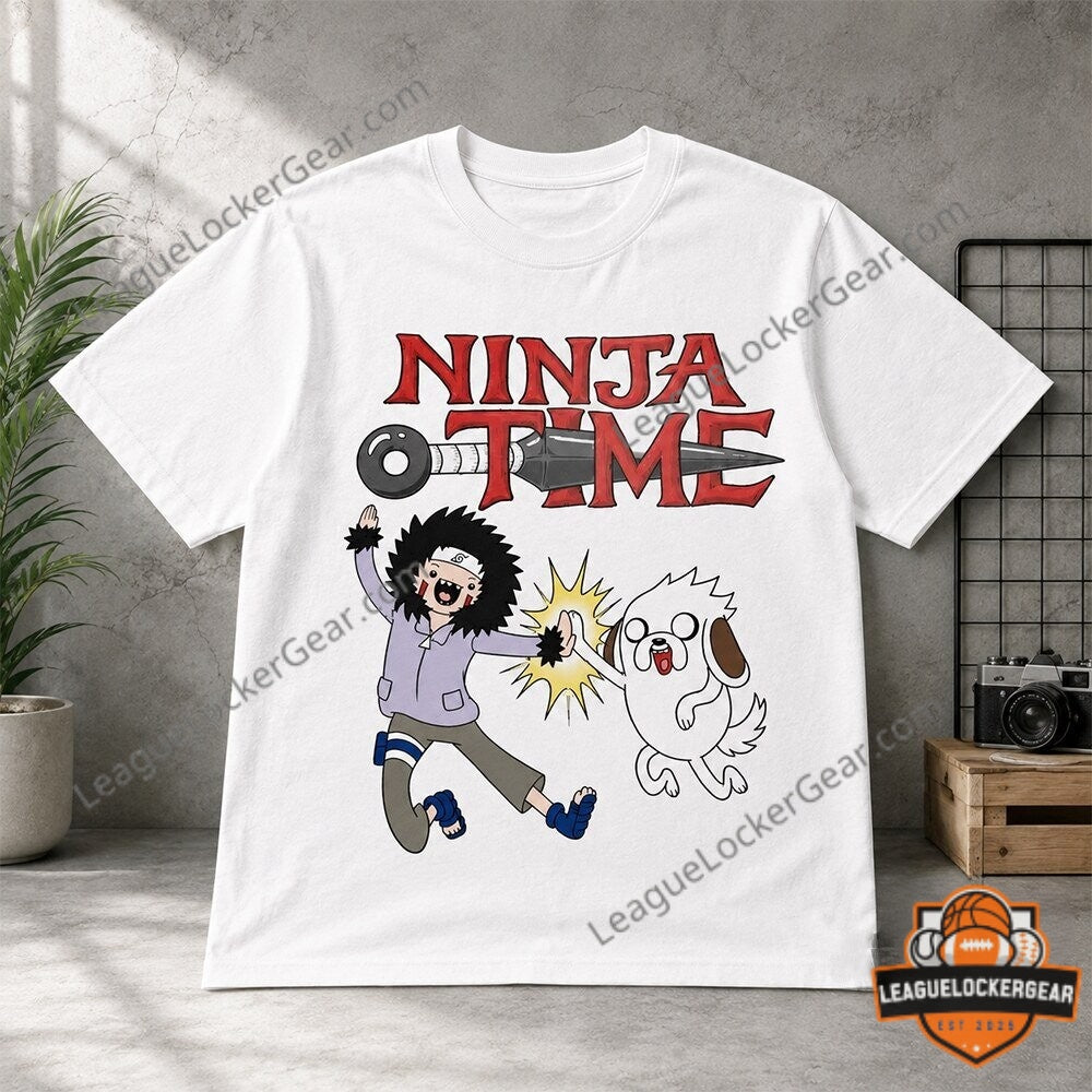Kiba and Akamaru Ninja Time Parody T-Shirt | League
