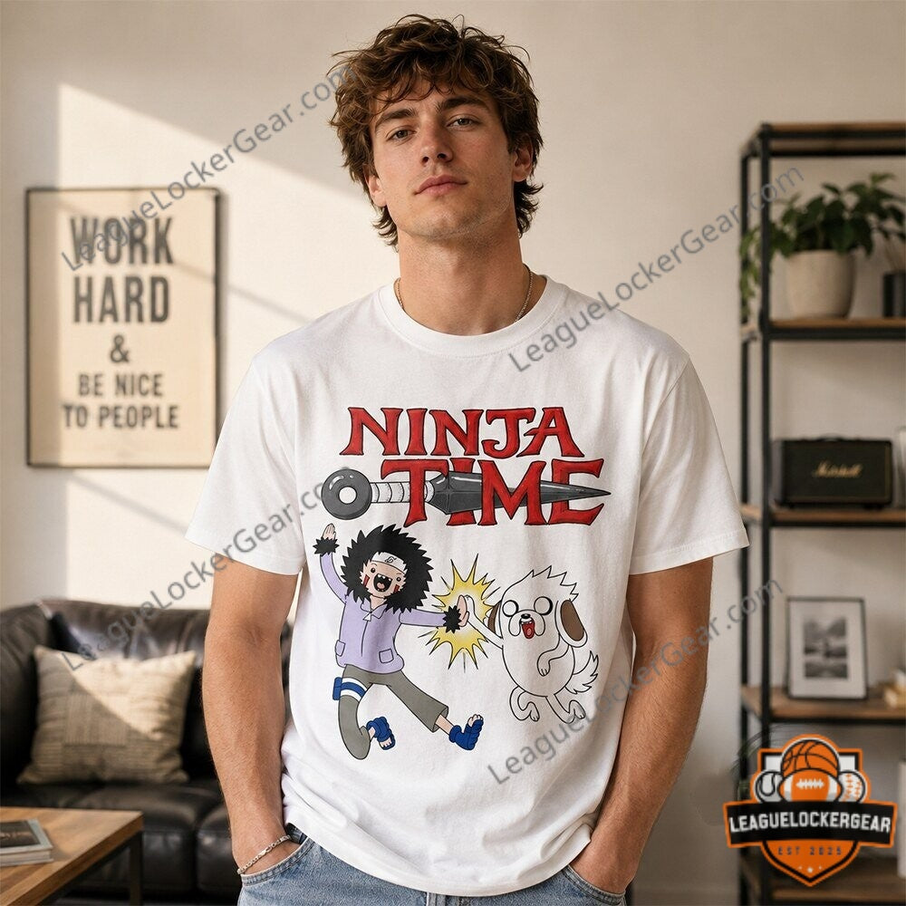 Kiba and Akamaru Ninja Time Parody T-Shirt | League