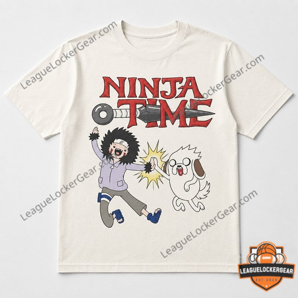 Kiba and Akamaru Ninja Time Parody T-Shirt | League