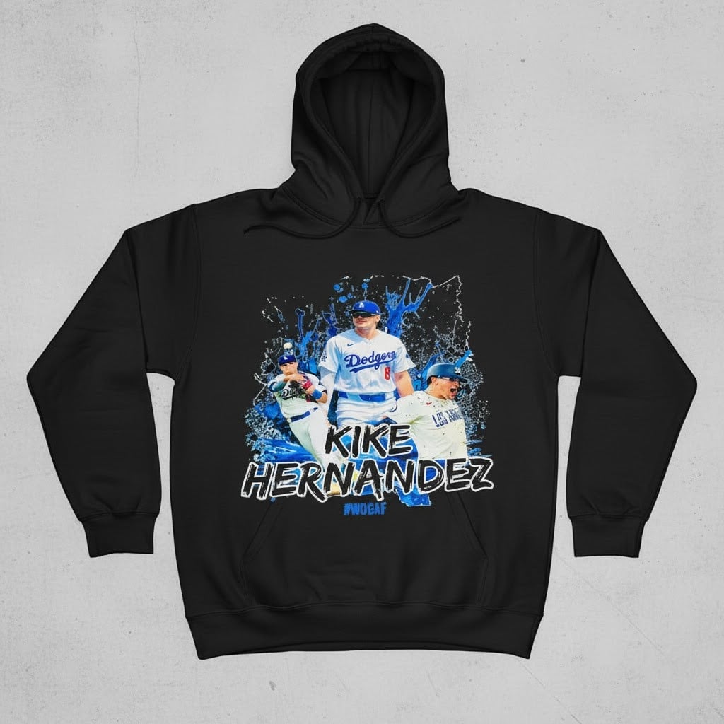 Kike Hernandez #WOGAF Graphic Shirt - Exclusive 2025 LA Dodgers Baseball Fan Gift - LeagueLockerGear