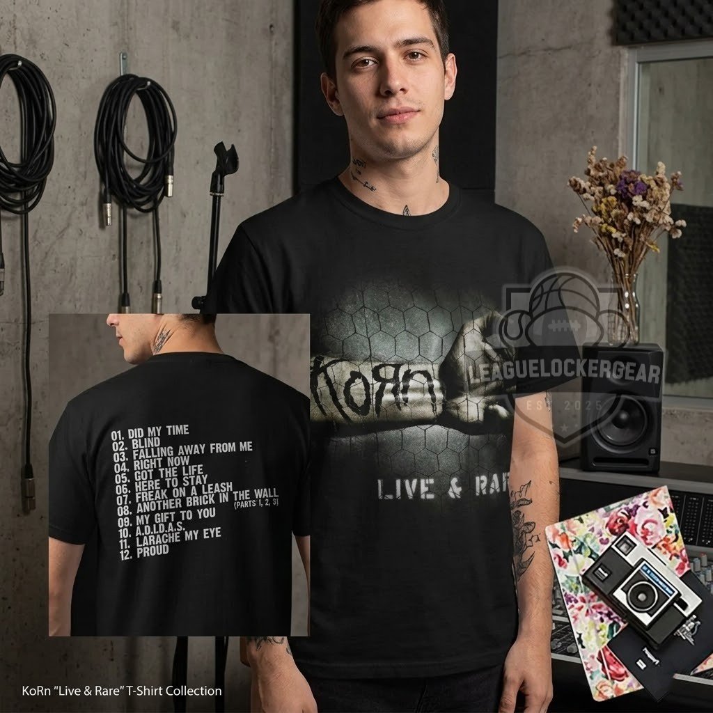 Korn Live & Rare T-Shirt - LeagueLockerGear