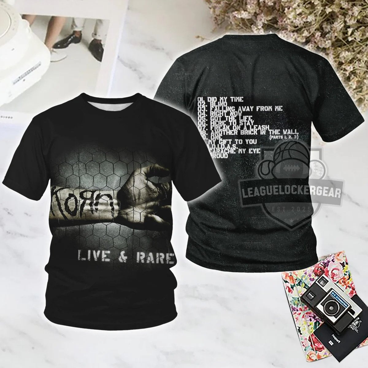 Korn Live & Rare T-Shirt - LeagueLockerGear