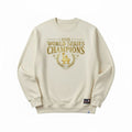 Los Angeles Dodgers 2025 World Series Champions Sweatshirt – Gold Print Crewneck Pullover - LeagueLockerGear