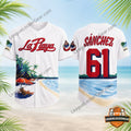 MLB Beach Connect Series Cristopher Sanchez La Playa Baseball Jersey - LeagueLockerGear