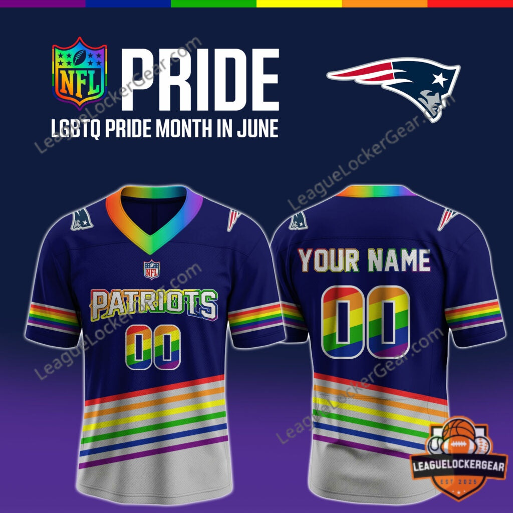 All Team MLB x LGBTQ Pride Month NFL Football Jersey - LeagueLockerGear