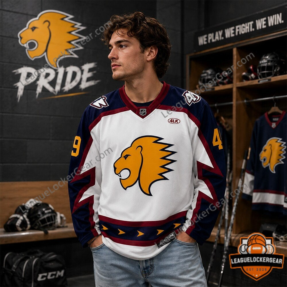 NHL Lions de Trois-Rivières 4LK Hockey Jersey - LeagueLockerGear
