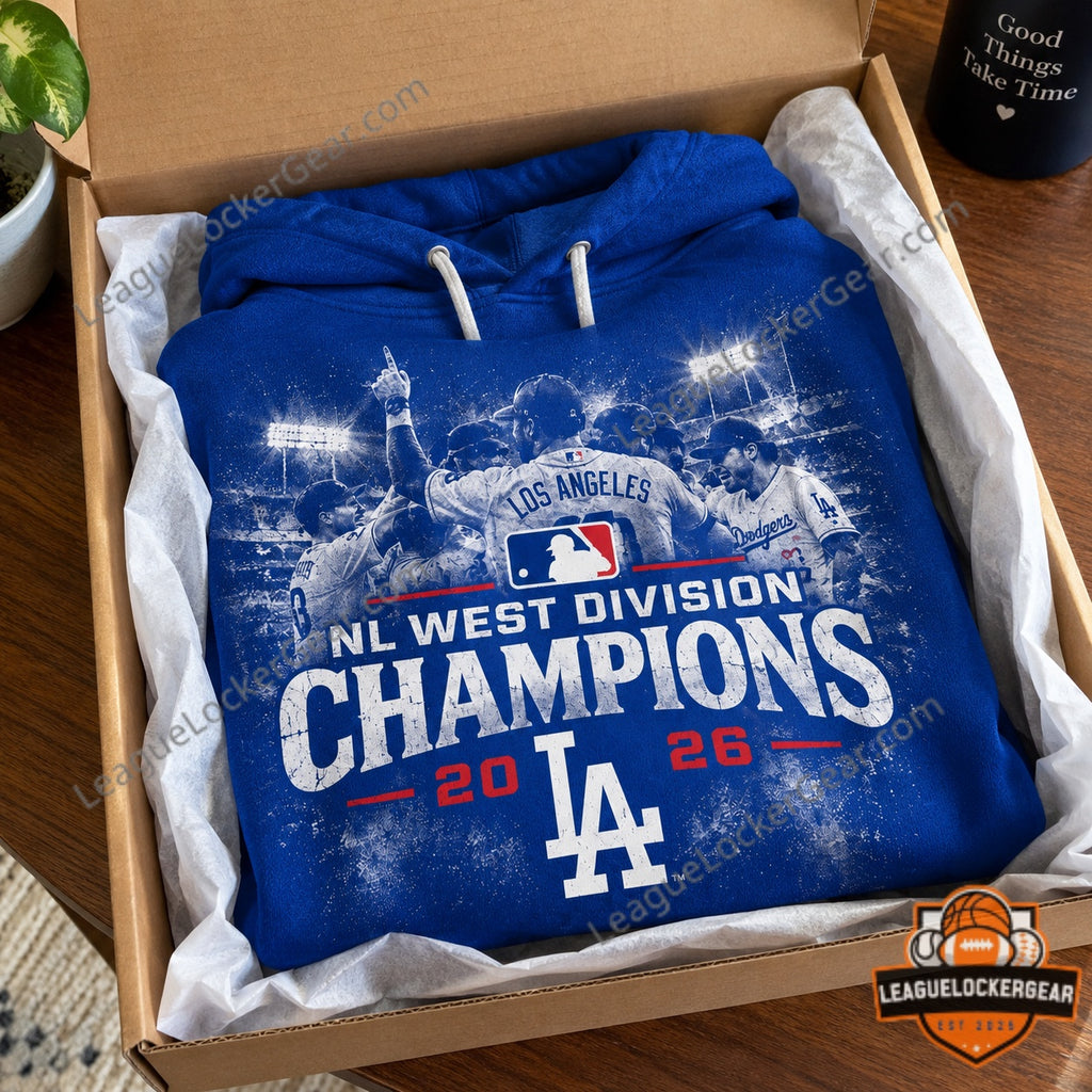 Los Angeles Dodgers 2026 NL West Division Champions Hoodie