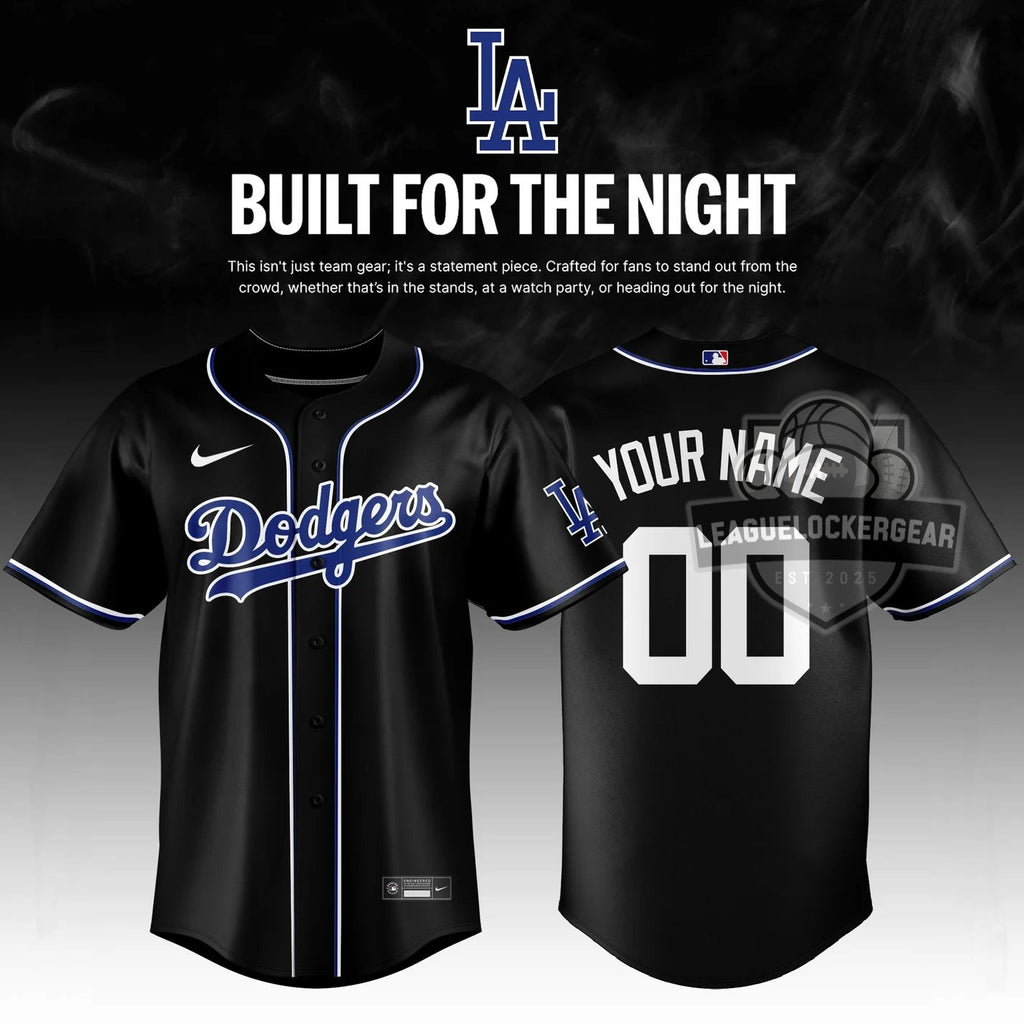 Los Angeles Dodgers 2026 Fashion Black Out Jersey - LeagueLockerGear