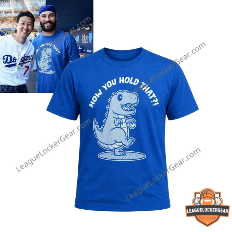 Dodgers Tanner Scott How You Hold That T-Shirt - LeagueLockerGear