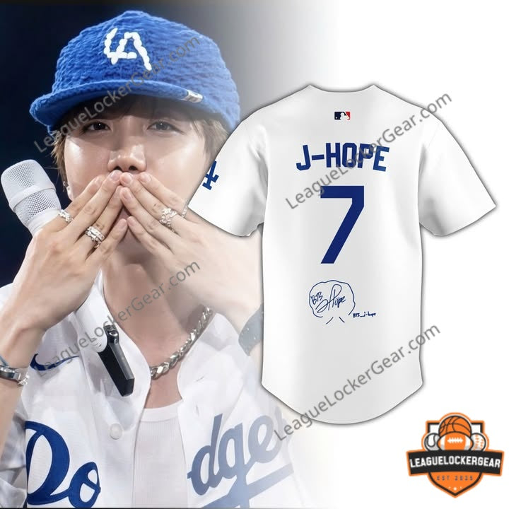 Los Angeles Dodgers J-Hope Baseball Jersey