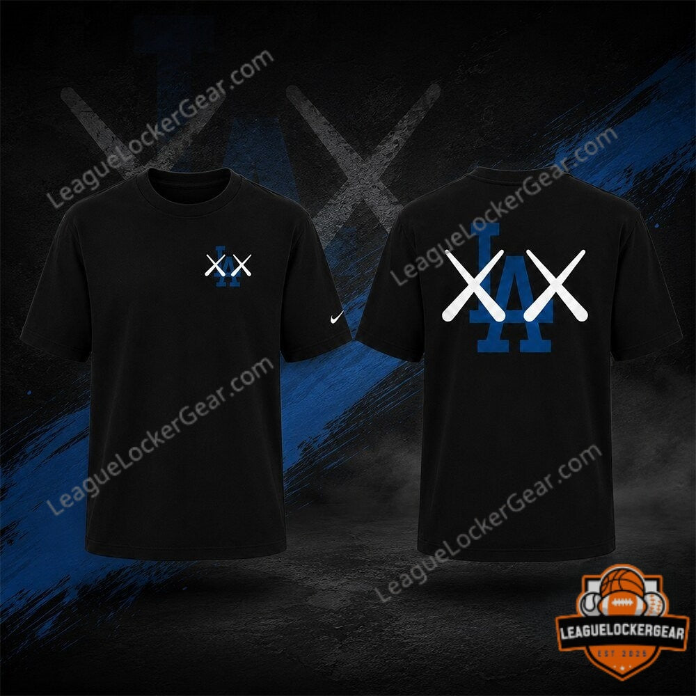 Los Angeles Dodgers KAWS Collaboration T-Shirt - LeagueLockerGear