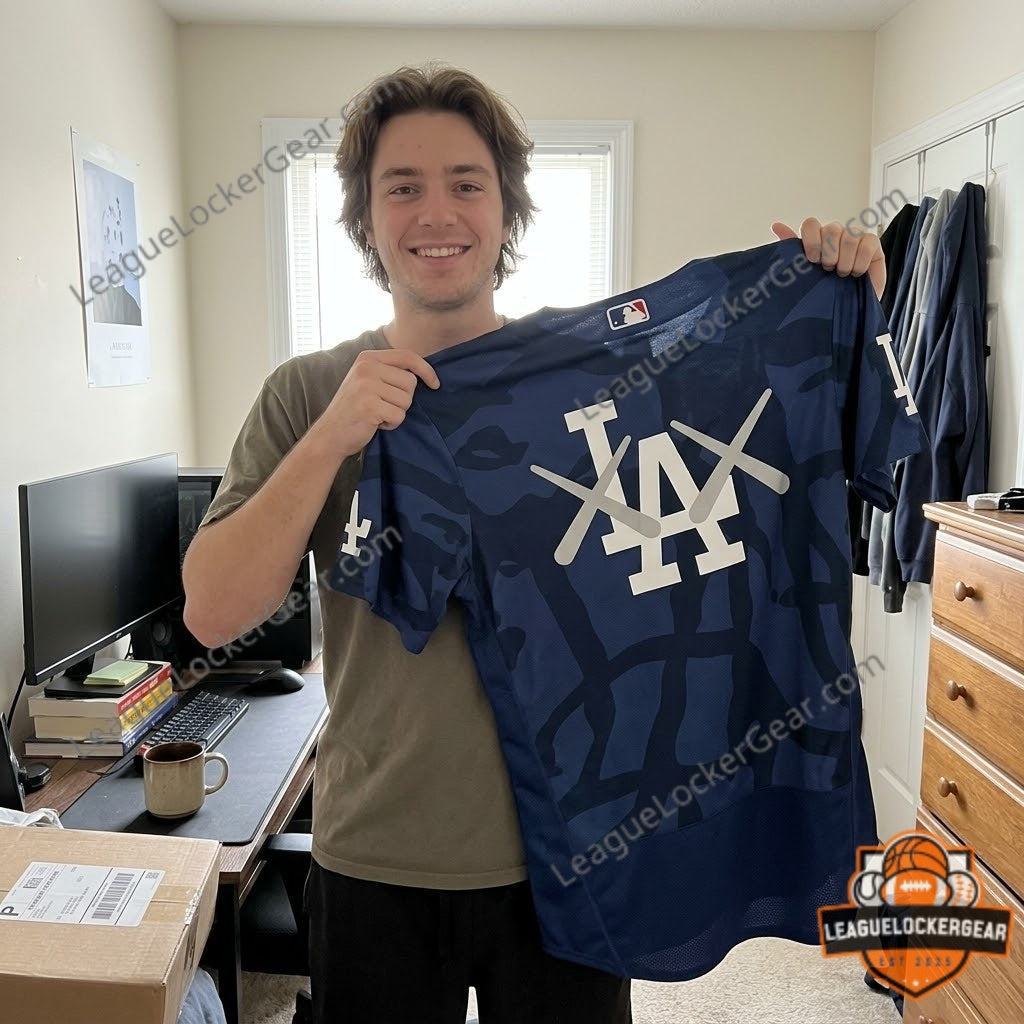 Los Angeles Dodgers KAWS Edition Baseball Jersey - LeagueLockerGear