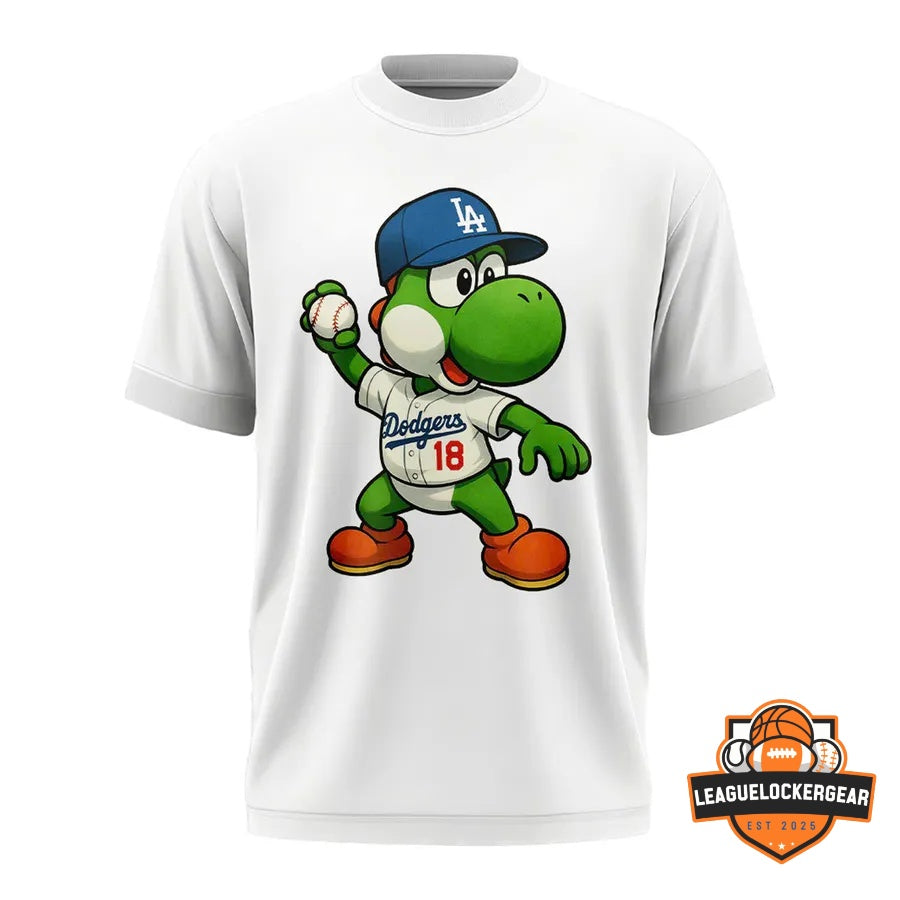 2026 Los Angeles Dodgers x Yoshi Crossover T-Shirt - LeagueLockerGear