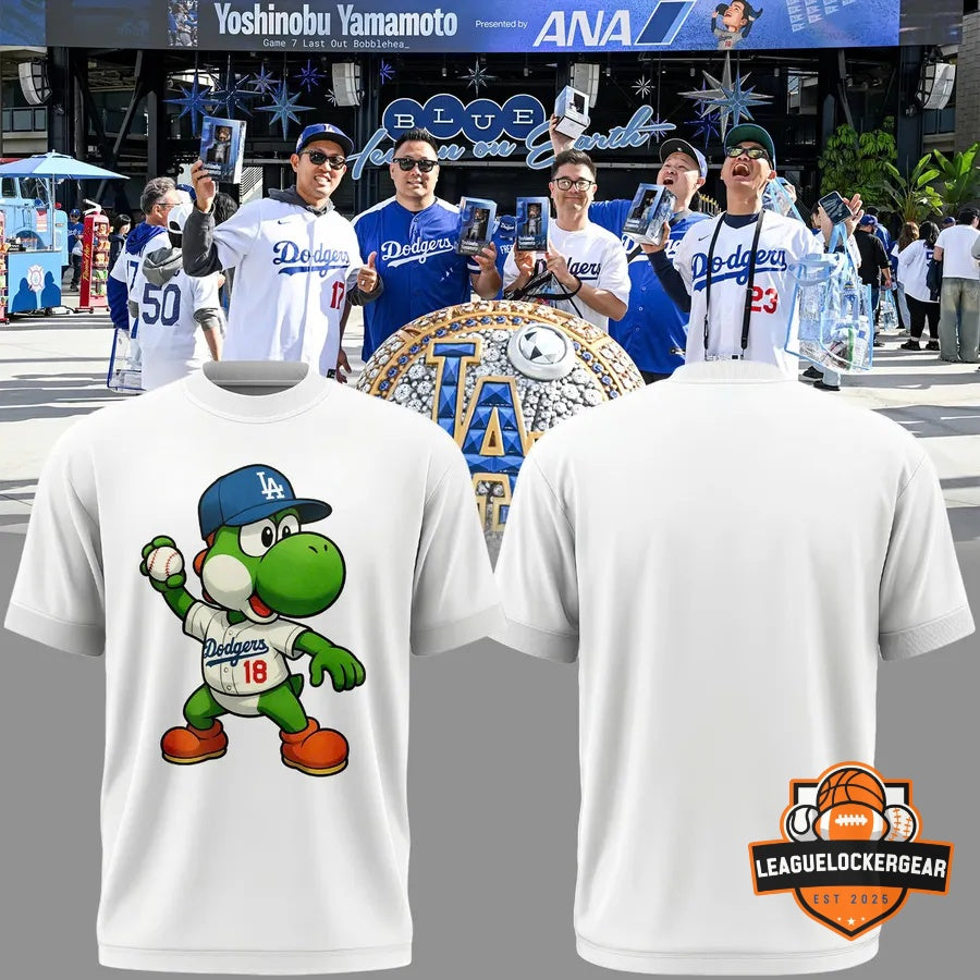 2026 Los Angeles Dodgers x Yoshi Crossover T-Shirt - LeagueLockerGear