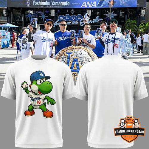 2026 Los Angeles Dodgers x Yoshi Crossover T-Shirt - LeagueLockerGear