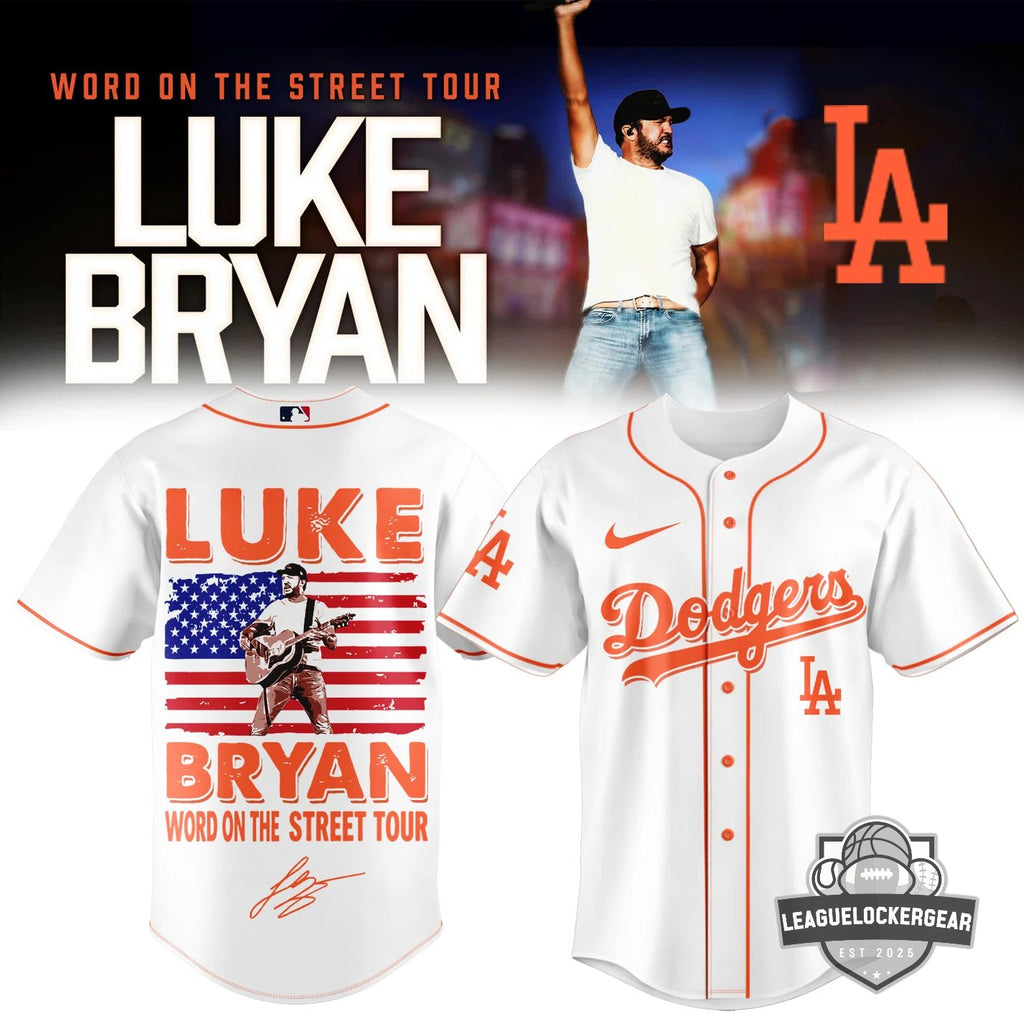 All Team MLB x Luke Bryan Word On The Street Tour Baseball Jersey - LeagueLockerGear