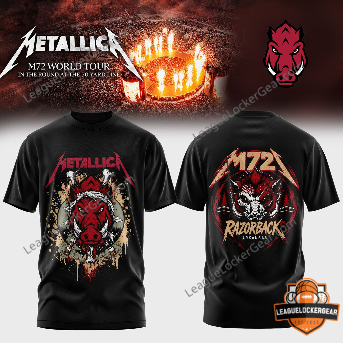 M72 World Tour North America 2027 2026 Tee
