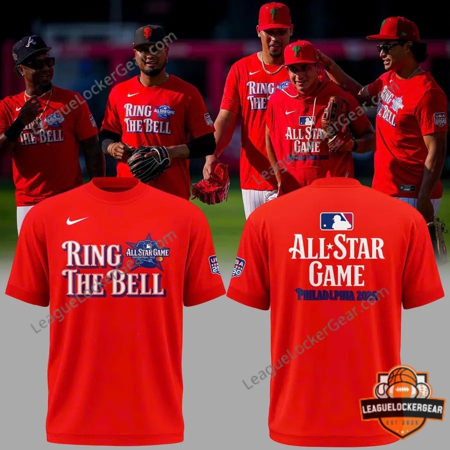 MLB All Star Game Philadelphia 2026 America 250th Anniversary Ring The Bell T-Shirt - LeagueLockerGear