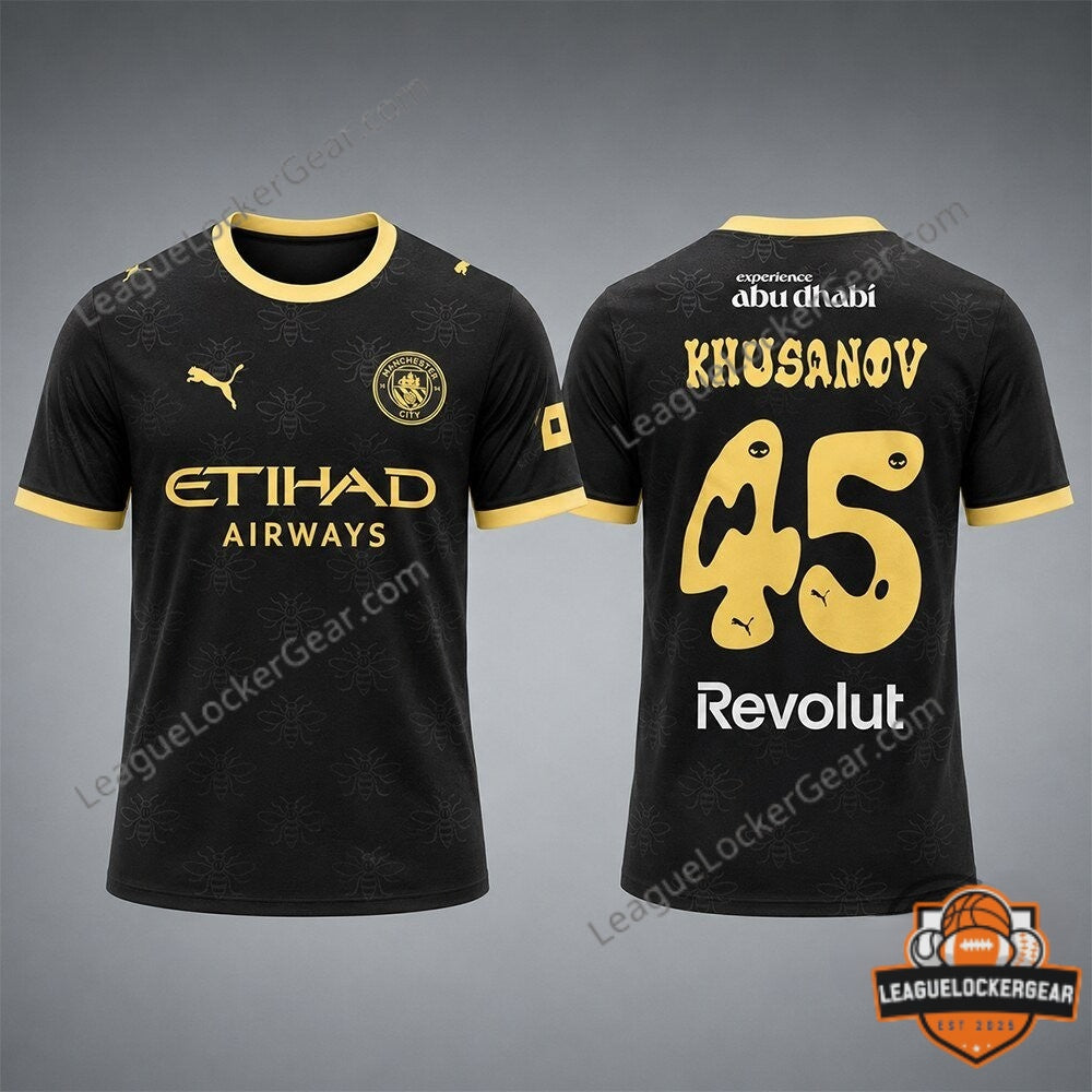 Manchester City Offgod Hong Kong Black Football Jersey - LeagueLockerGear